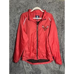 NBA‎ Chicago Bulls Full Zip Windbreaker Size XL
